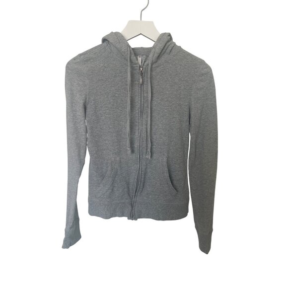 Active USA Tops - Active USA Gray Zip-Up Hoodie